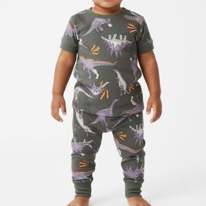 Carter's Green Dinosaur Pajama Set